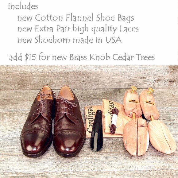 $695 Neiman Marcus GRAVATI Blucher 8.5 M Brown 15434 * add $15 new Cedar Trees main image 12